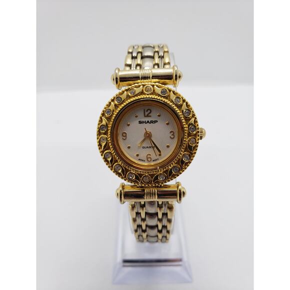 Sharp women\'s dress watch. Jeweled bevel. 037145, SR626SW, 20 main image 8